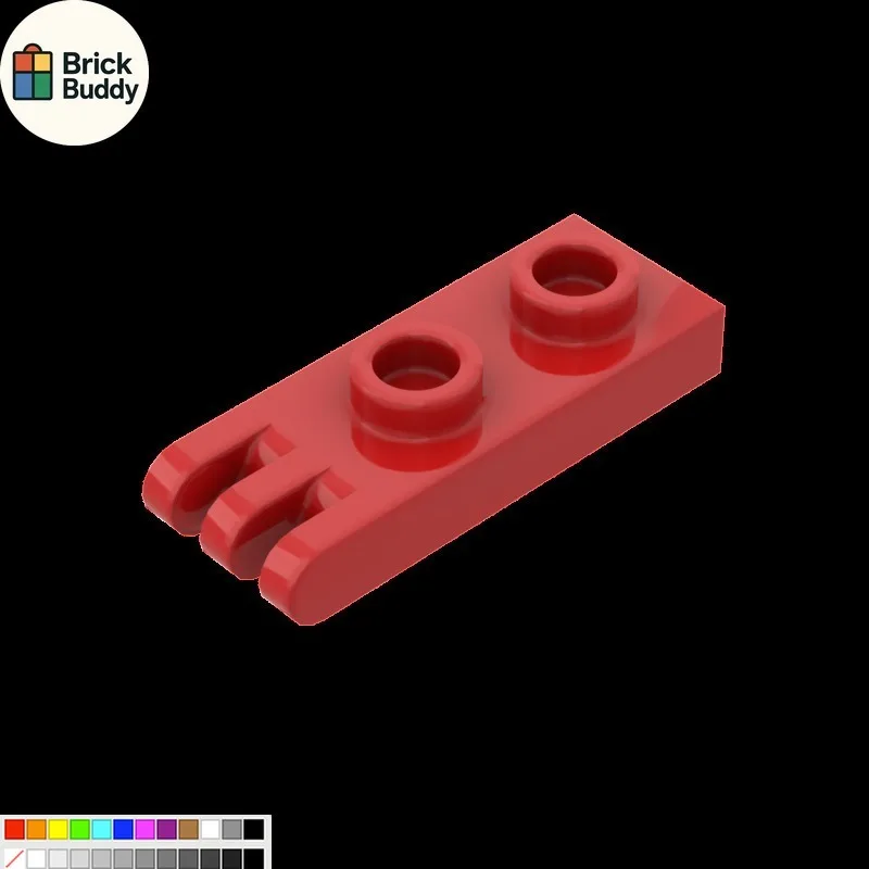 [50g] Model 4275  MOC Spare Parts 1x2 Old-fashioned Joint Plate 3 Splits