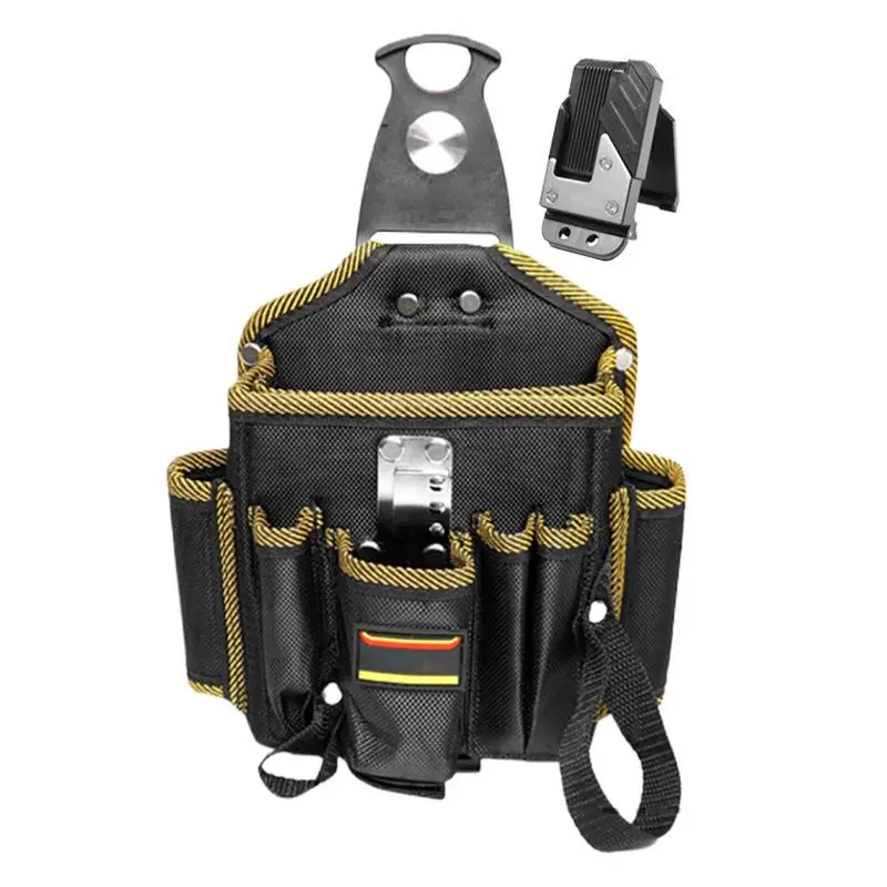 

Carpenter Tool Waist Holster Technician Electrician Multi Pocket Waist Pouch Large Capacity Lightweight Carpenter Belt Holster