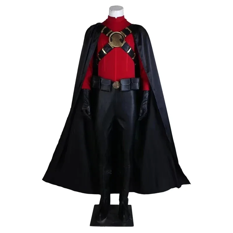

Arkham City Red Robin Cos Cosplay Costume Party Christmas Halloween Custom Made Any Size