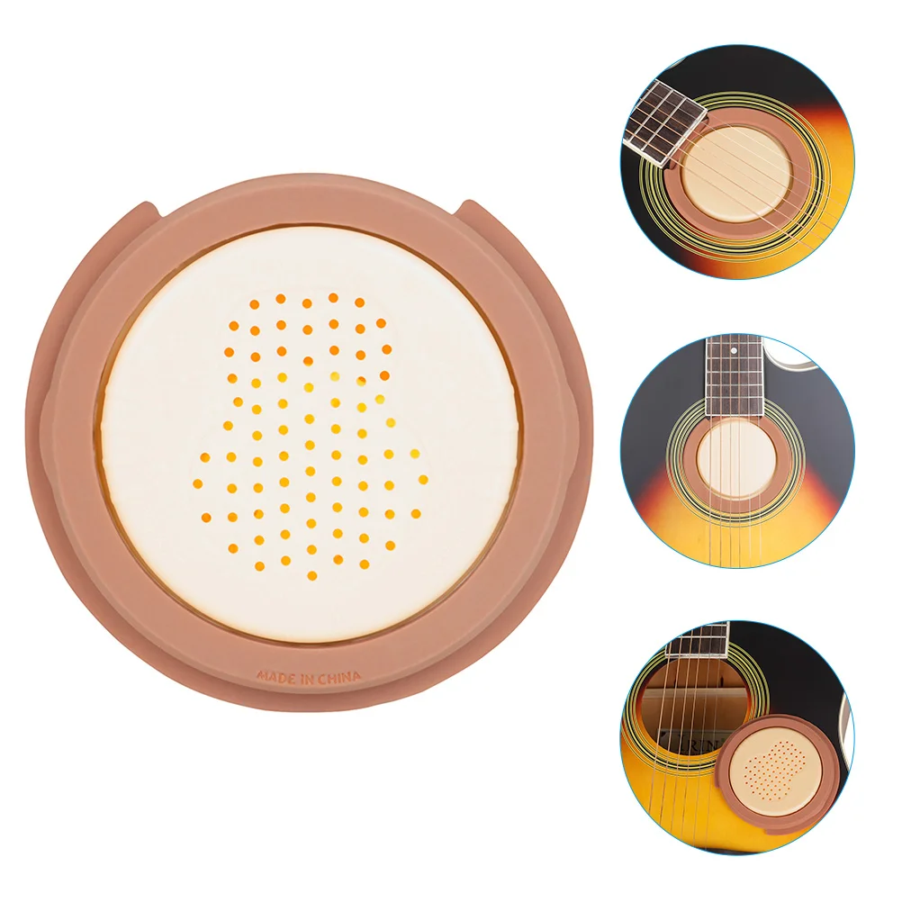 

Folk Classical Guitar Sound Hole Cover Rubber Moisturizer Humidity Protector For Acoustic Guitars Wooden Resonance Box Sealing