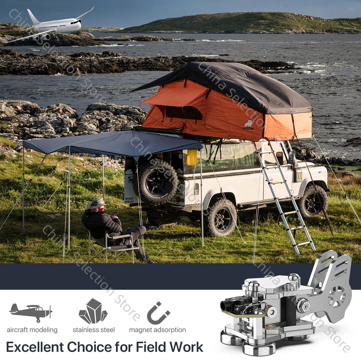 Putikeeg CW Morse Code Keys Automatic - راديو HAM إرسال برميل مجداف مزدوج مع جسم من الفولاذ المقاوم للصدأ ثلاثة مغناطيس نيوديميوم