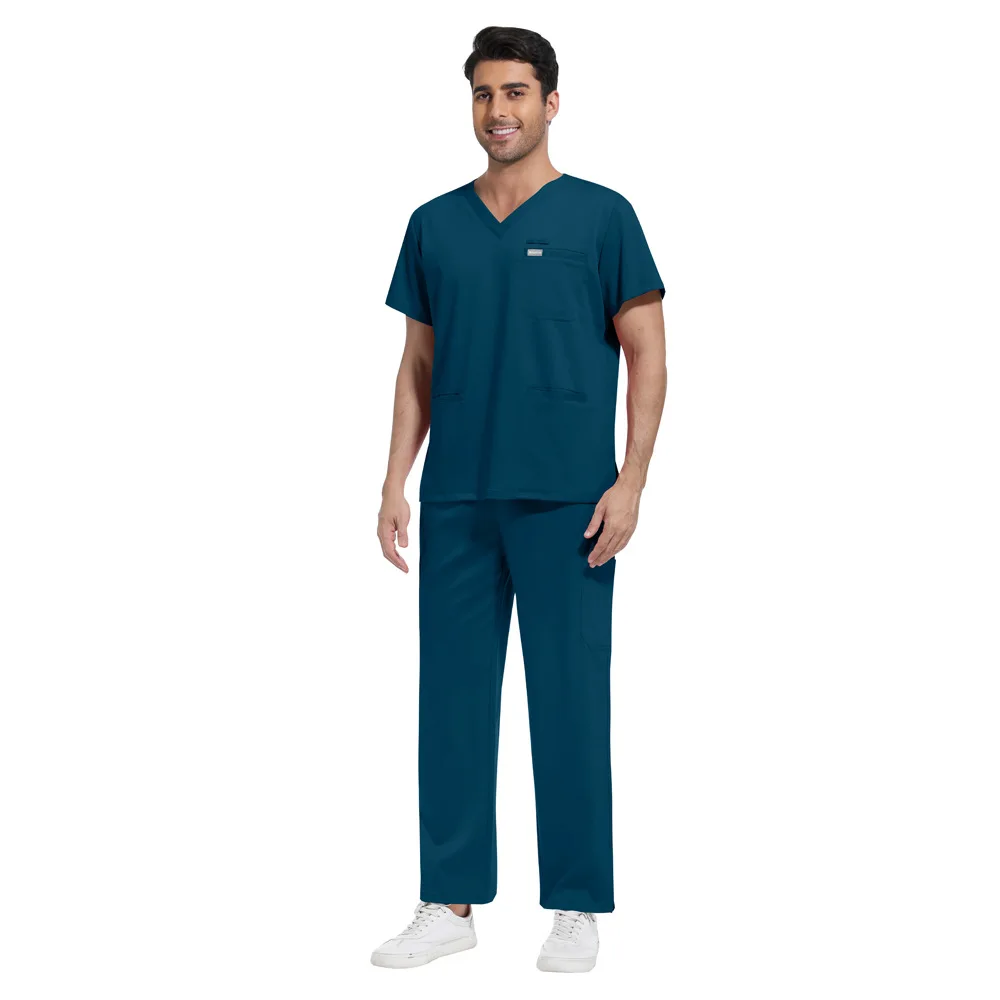 Uniformes médicaux pour hommes et femmes, ensembles de gommages pour médecins d'hôpital, accessoires pour infirmières, clinique dentaire, Salon de beauté, animalerie, vêtements de travail