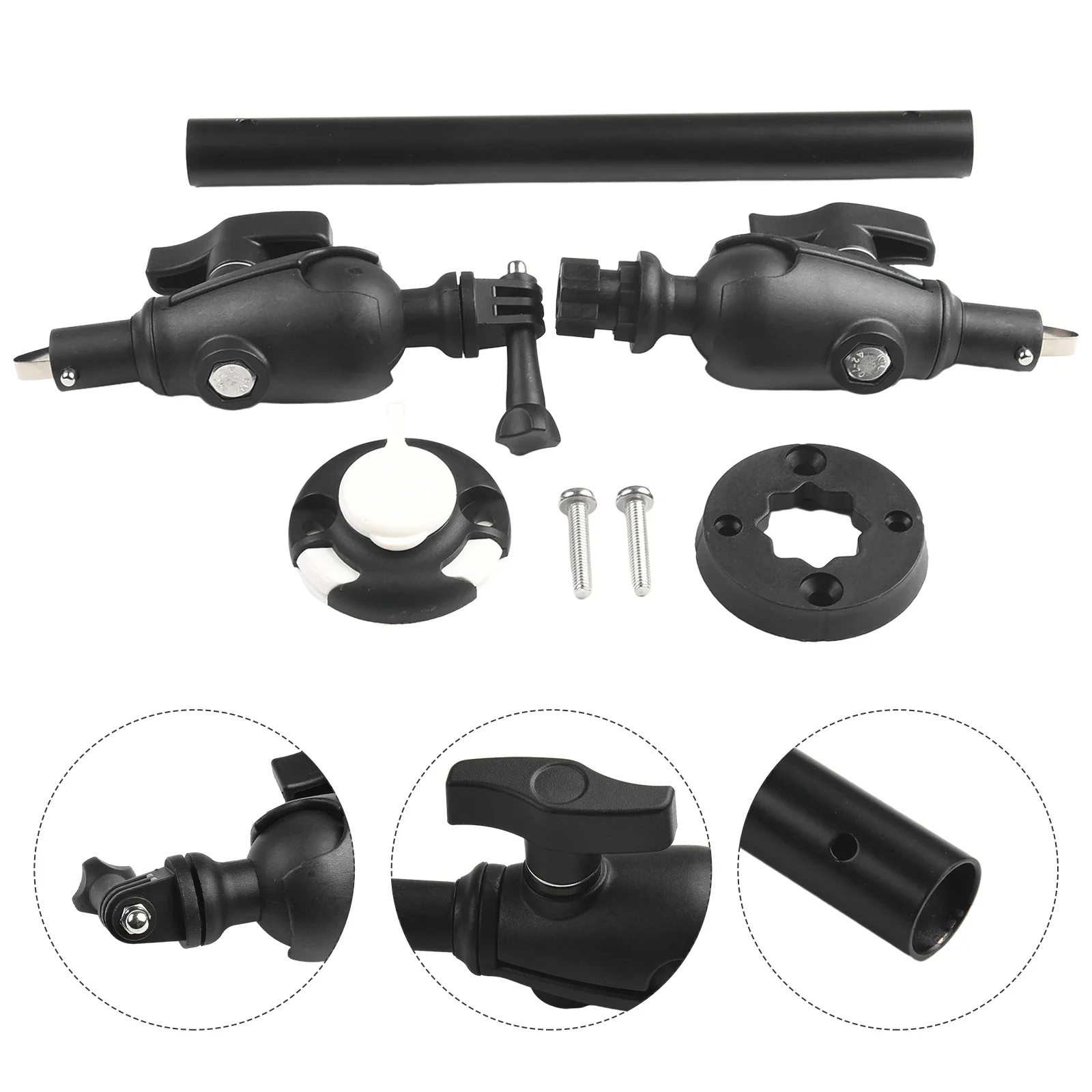 

Adjustable Kayak Canoe Camera Mount Base Lightweight And Portable Camera Bracket For Kayak Canoe Boat Accessories