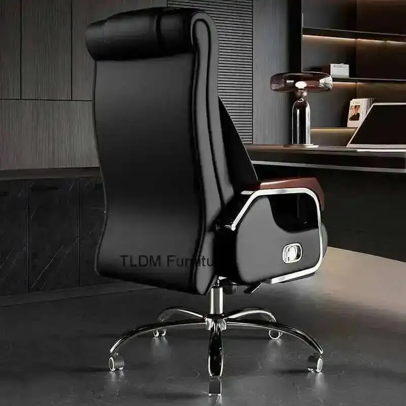 كرسي نهاية قابلية التهوية للكمبيوتر Muebles كرسي مكتب مريح مرن كرسي جلدي فاخر أثاث مكتبي عالي