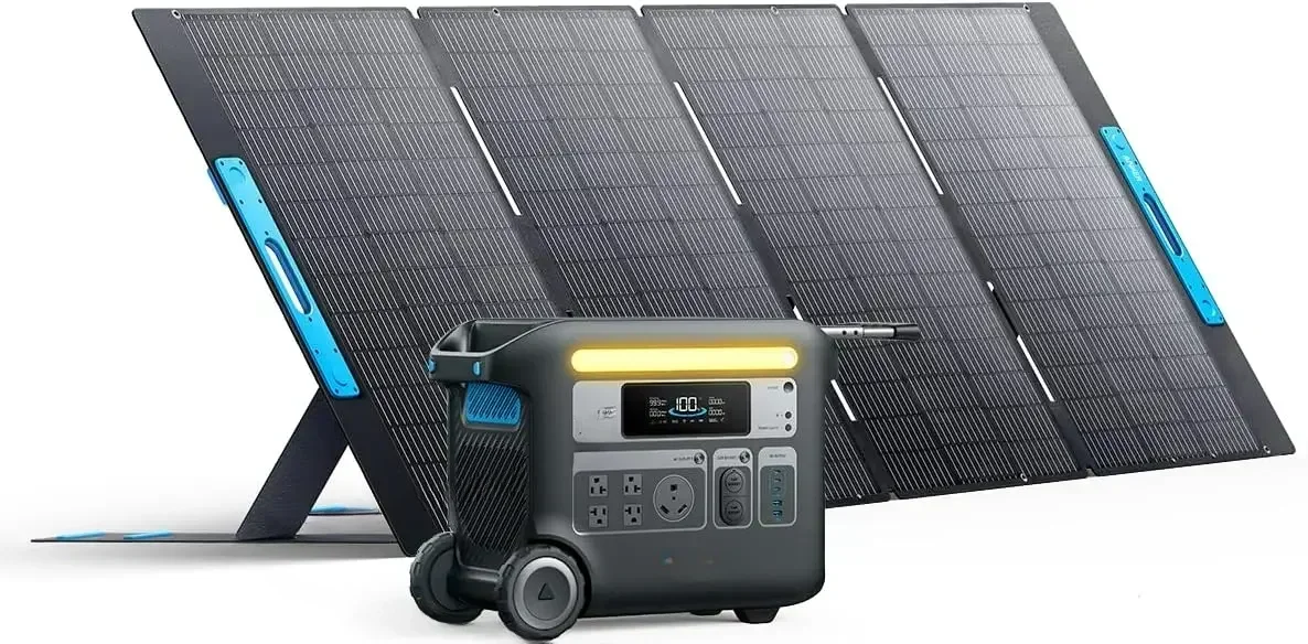 Ankers SOLIX F2000 portable power station power 767,2400W solar  GaNPrime battery generator