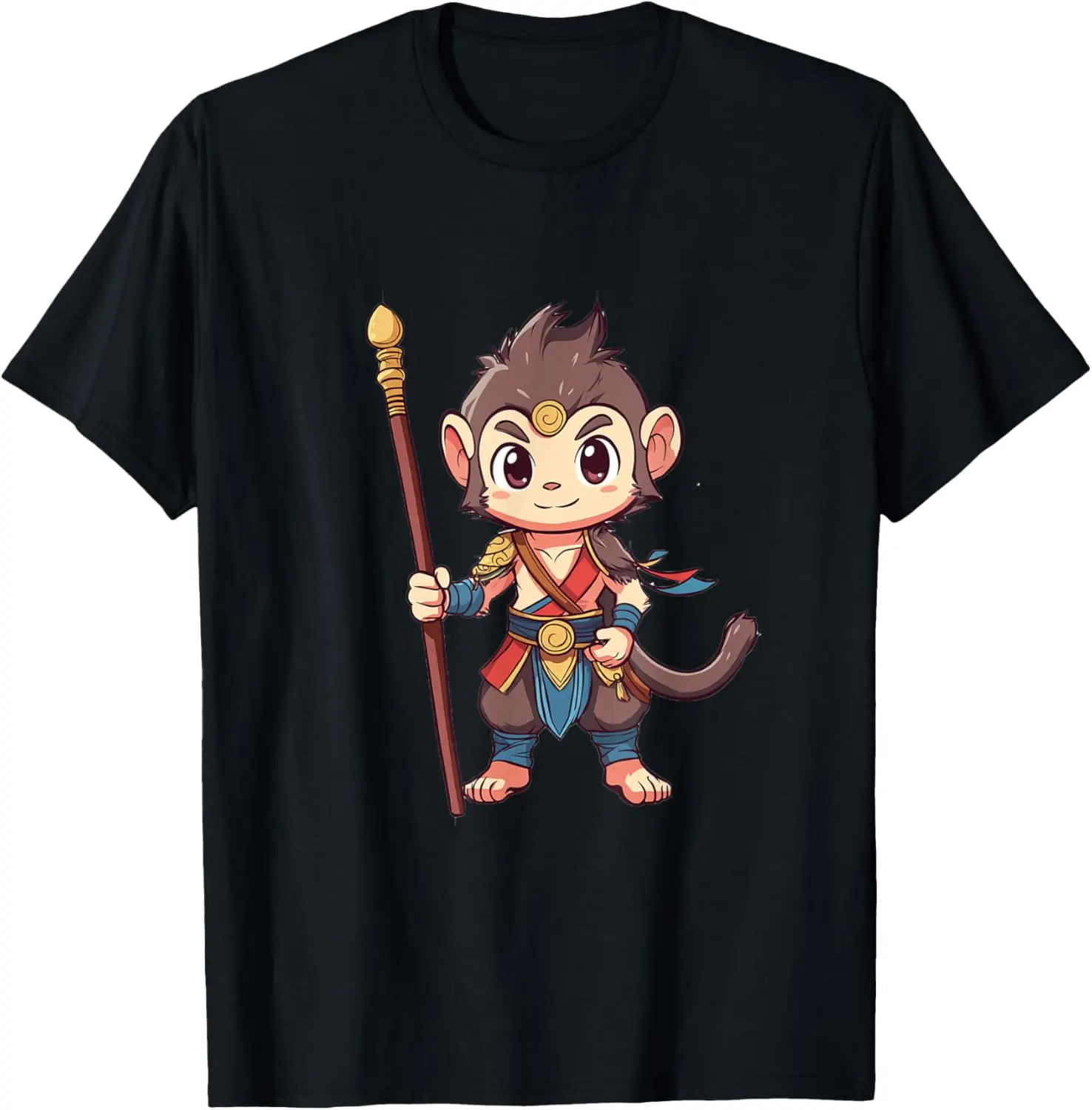 Sun Wukong Monkey King | Cute T-Shirt Kawayi Individuality Y2k Graphic T Shirts Camisas Streetwear