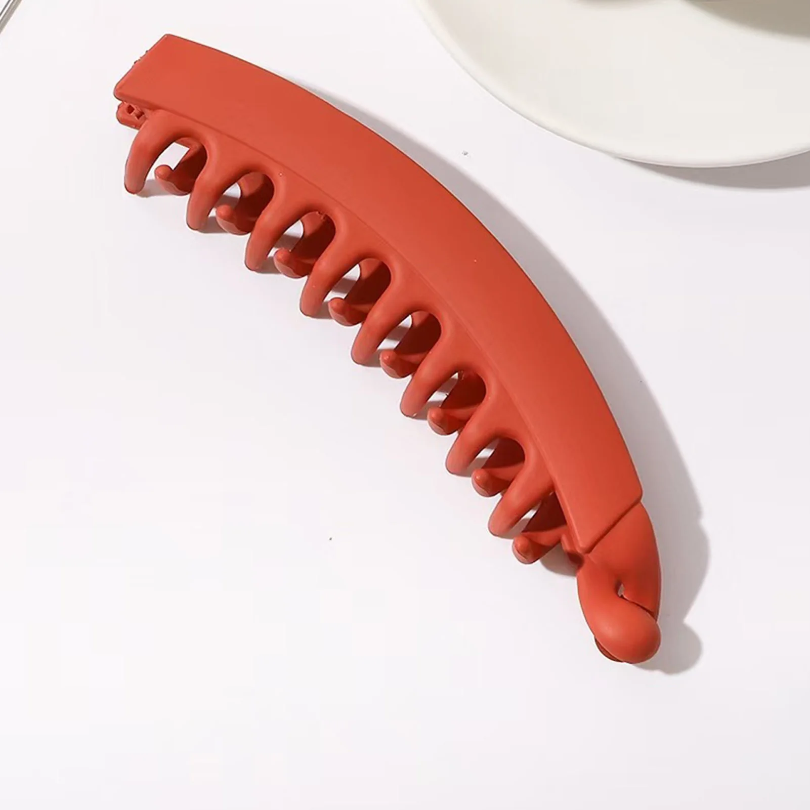 Pinzas para el pelo mate color banana de 13 cm para mujer, sujetadores de cola de caballo, pinzas de mandíbula, accesorios de peinado, horquillas sencillas para cola de caballo, regalos