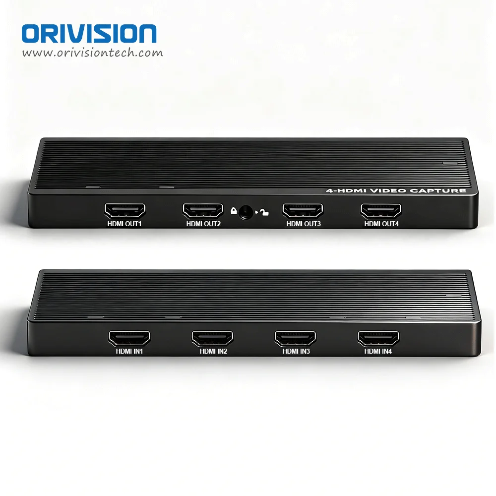 

Карта видеозахвата HDMI 4K60 с 4 входами и 1 выходом, USB3.0, для многокамерной съемки и игровых трансляций