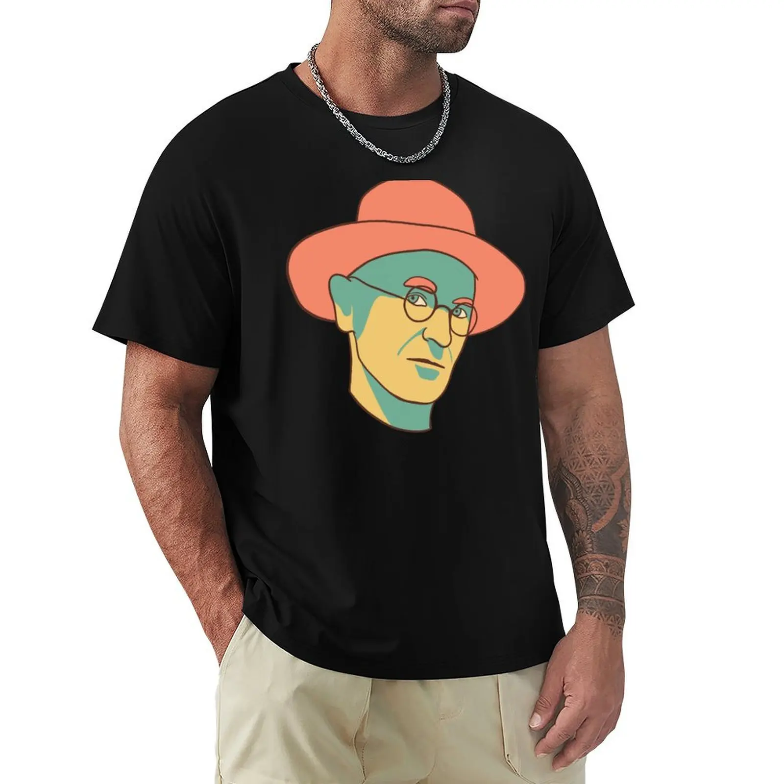 Hermann Hesse Portr?t In Vintage Farben T-Shirt Plus Size Lightweight Top