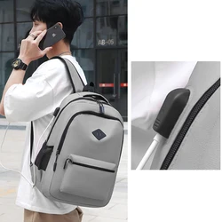 Lawaia Mochilas impermeables para ordenador portátil de negocios, mochila de viaje para hombre de 35x29x17, mochila universitaria con puerto USB, mochilas para hombres y mujeres
