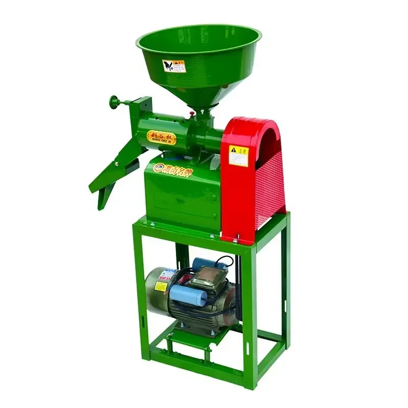 Intelligent Rice Mill Machine Automatic Grain Huller Electric Rice Husker Home Use Rice Milling Hulling Machine