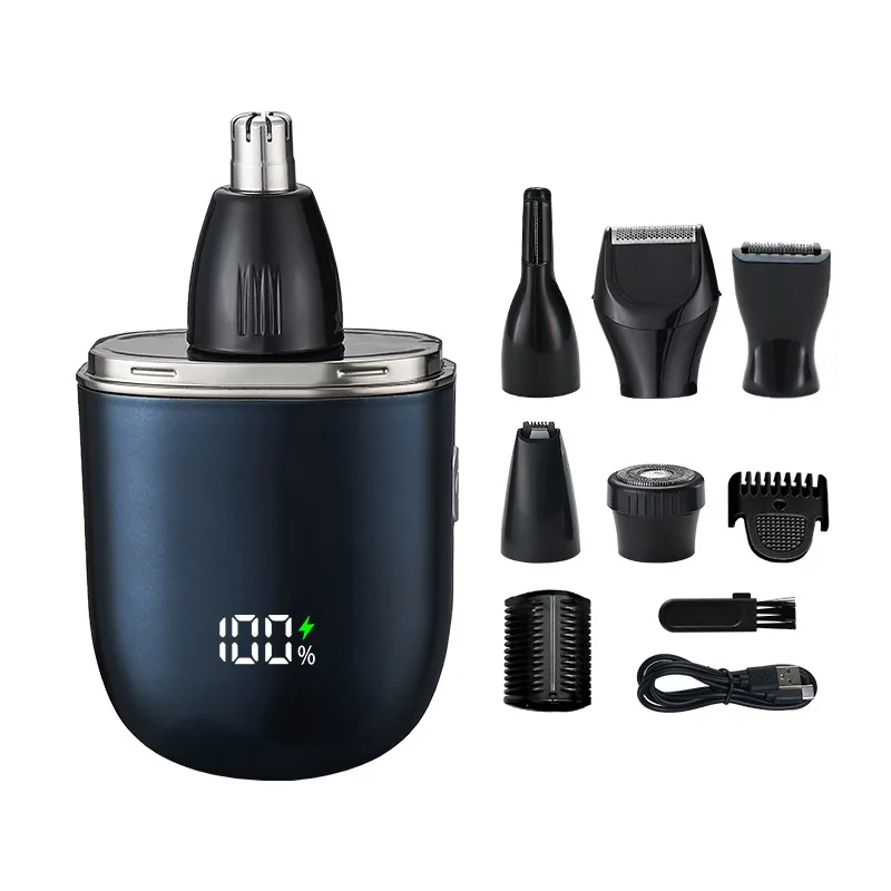 

6 in 1Multifunctional Electric Nose Hair Trimmer USB Rechargeable Shaver Eyebrow Trimming