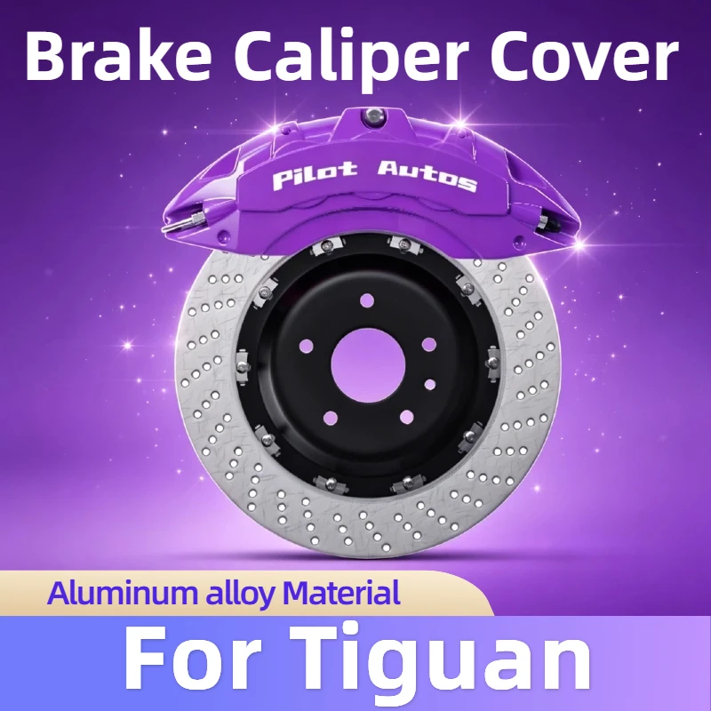 

For Volkswagen Tiguan Car Brake Caliper Cover Aluminum Alloy Exterior For VW Tiguan Allspace 5N AD BW R eHybrid Life Style S SE