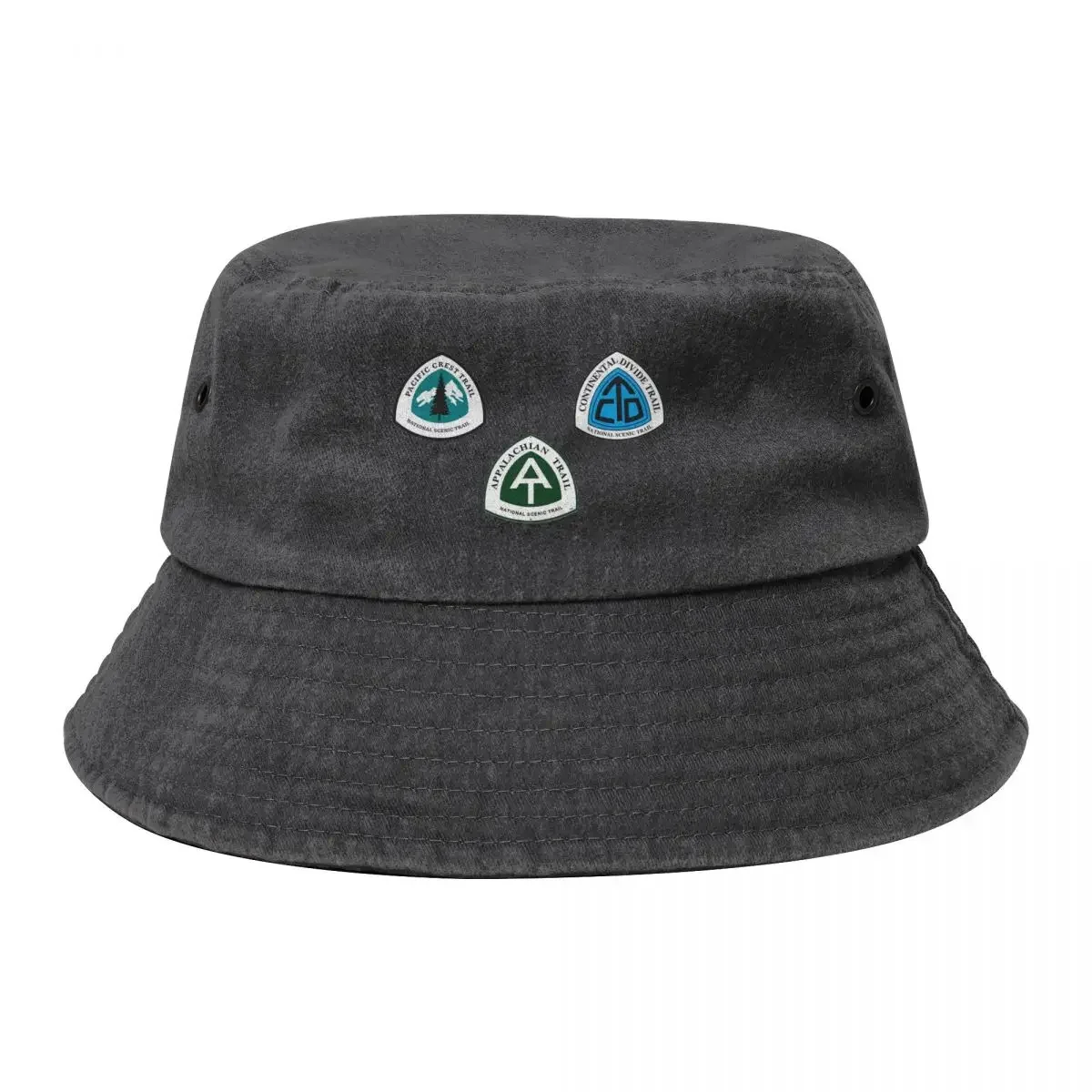 hiking triple crown Bucket Hat Hat Man For The Sun Luxury Brand Snapback Cap Boy Women's