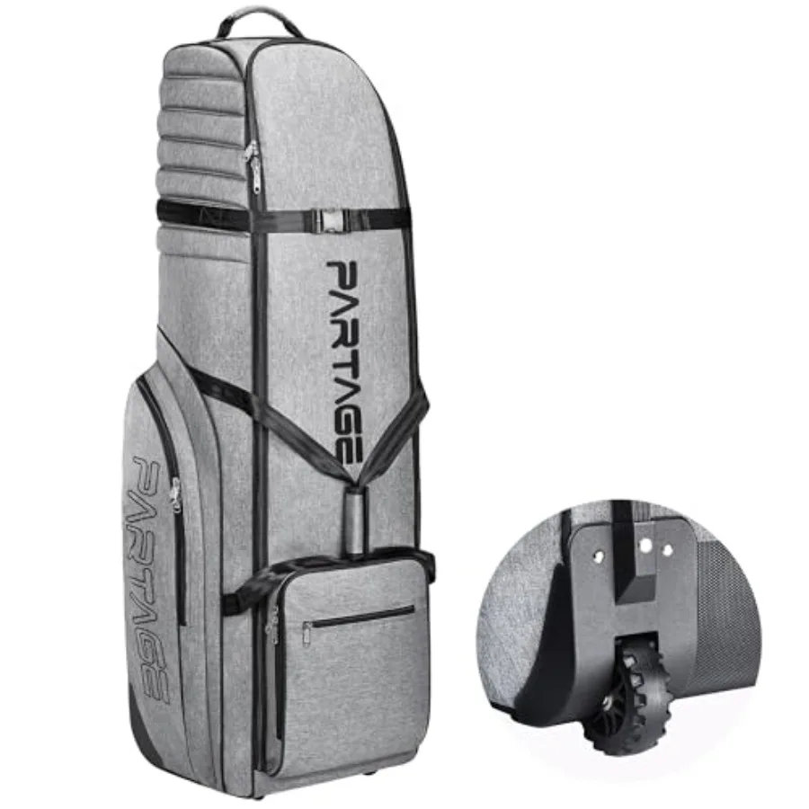 Golf Travel Bag with Wheels Golf Travel Case for Airlines 900D Heavy Duty Oxford