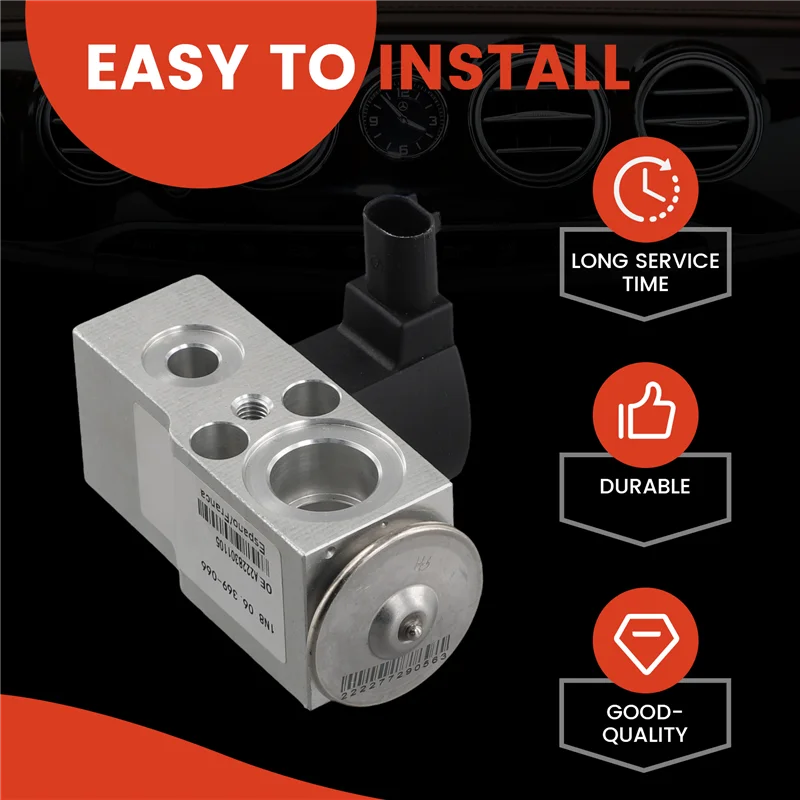 

A80X-1 шт. A2228301105 22283011052 Расширительный клапан кондиционера для S-класса W222 V222 Maybach X222 S320 S450 2013-2020