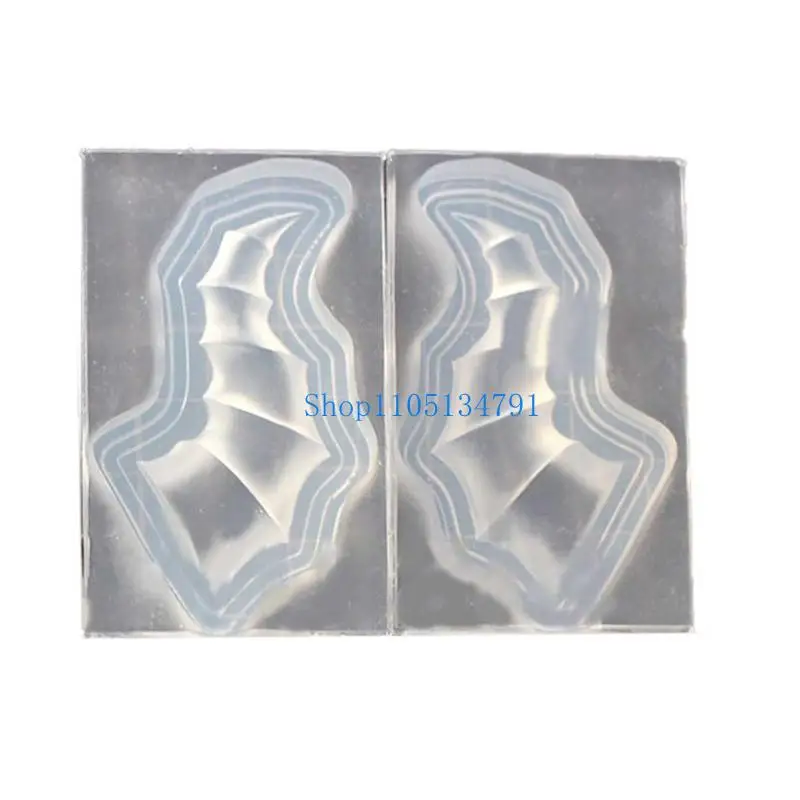 

Diy Crystal Epoxy Mold Silicone Mold for Pendant Sheep Horn Mirror Craft Mold