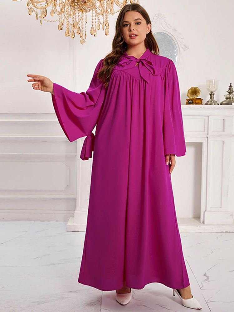 

Ramadan Abaya 2024 Long Sleeve Dresses Dubai Turkey Muslim Women Kaftan Islamic Clothing Party Evening Gown Dashiki Loose Boubou