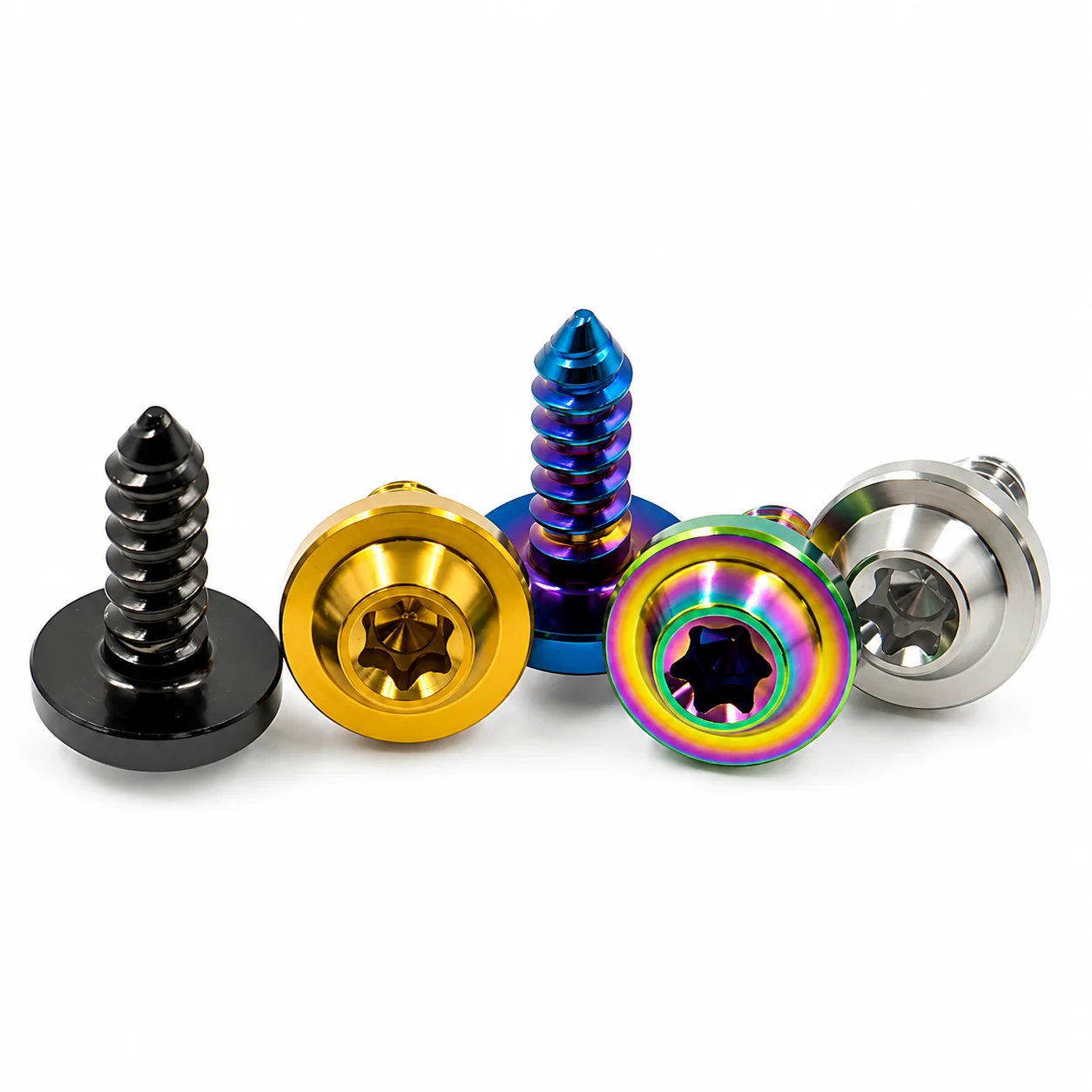 TC4 Titanium Torx Socket Bolts M4 M5 Motorcycle Fairing Body Bike CNC Upgrade Fasteners