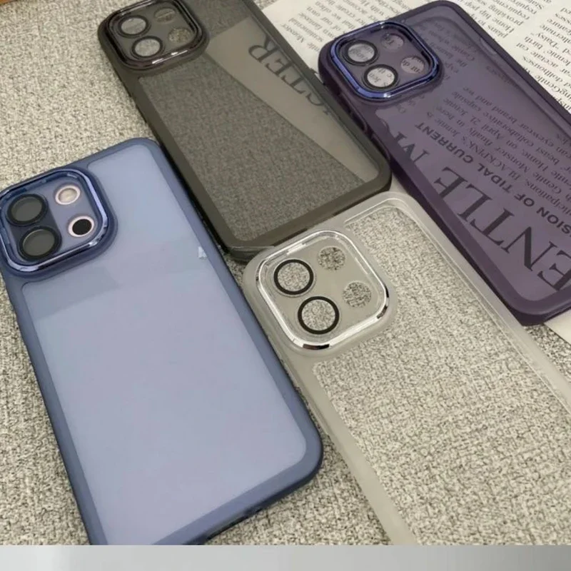 Honor X8C X8A 전화 케이스 Honor X8B 럭셔리 소프트 범퍼 클리어 백 커버