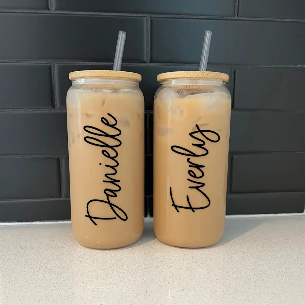 Coffee Equipment With Name - Taza de café helado personalizada con
