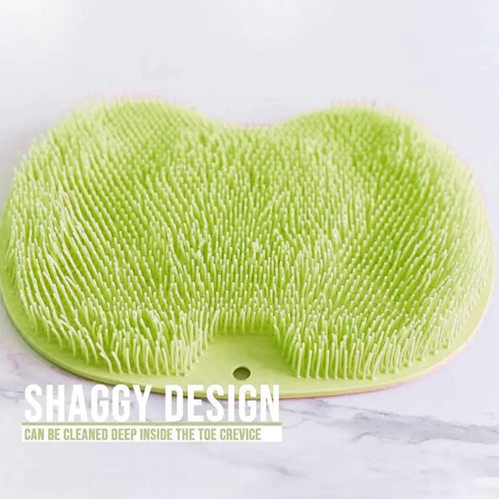 Wäscher Dusche Massage Pad Silikon Dusche Wand Montiert Rücken Massage Wiederverwendbare Reinigung Pinsel Dusche Füße Waschen Matte Waschmaschine – Detail 8
