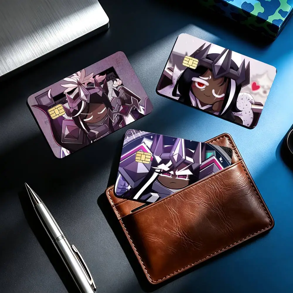 Dark C-Cacao C-Cookie 4pcs 1Set Card Stickers Small Waterproof Chip 4PCS Card Sticker Anti-Scratch
