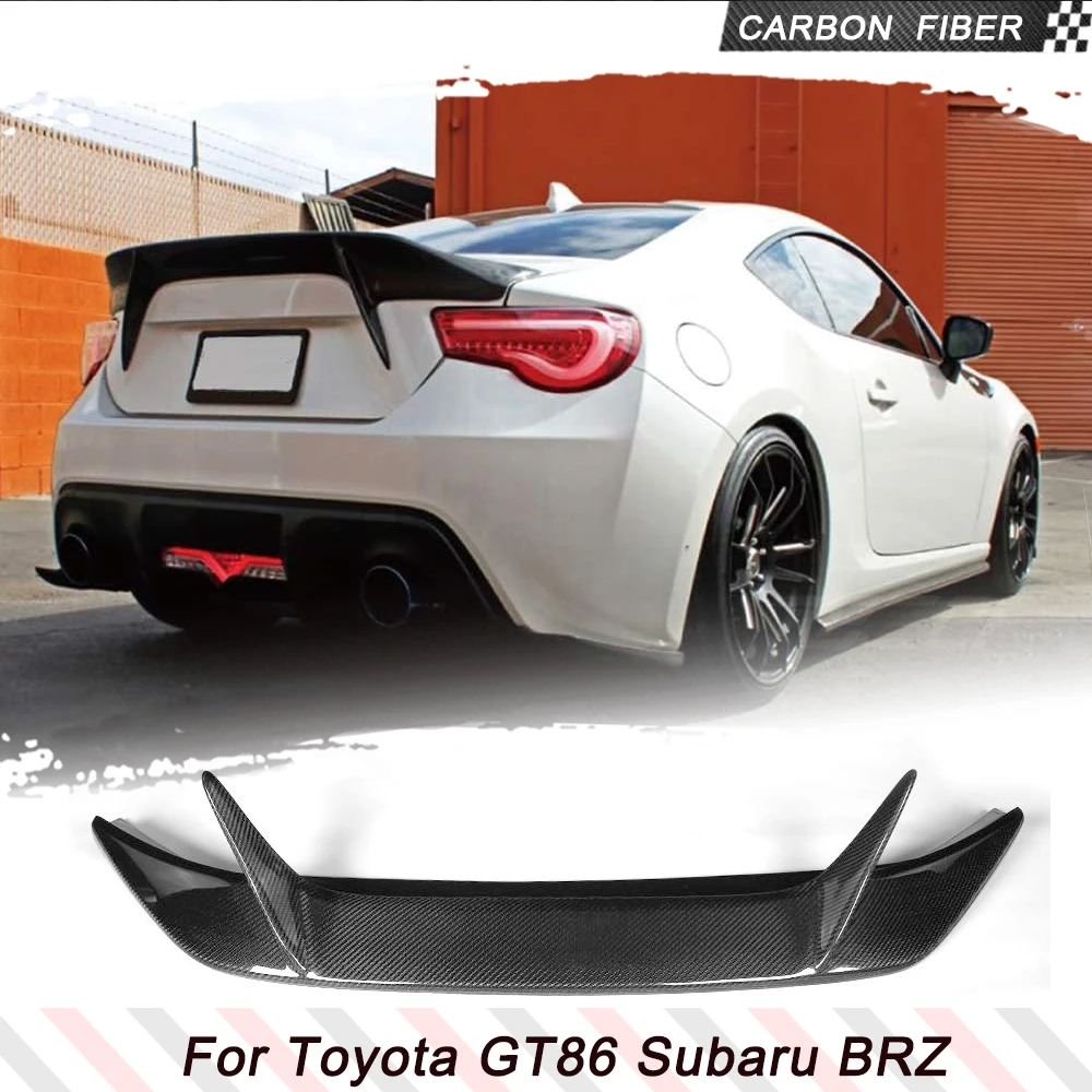 

Задний спойлер из углеродного волокна для Subaru BRZ 2013-2020 Scion FR-S Toyota FT86 GT86 2012-2020, задний спойлер для крыла, высокий спойлер