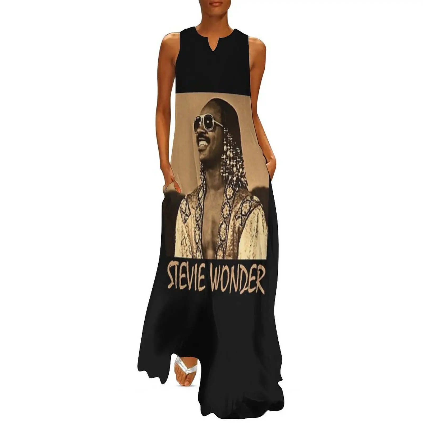 

Stevie Wonder Superstition Long Dress chic and elegant evening dress dresses korean style dress summer