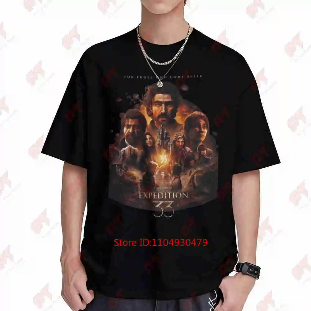 Clair Obscur Expedition 33 Gamer XPD 2360 Numbered Short Sleeve Tee 100% Cotton T-Shirt