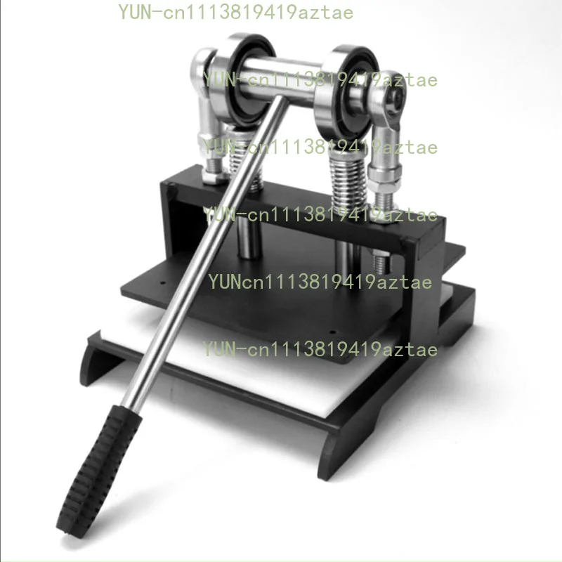 Heavy-Duty Handmade Leather Die Cutting Machine, Dual Guide Shaft Embossing Plate Die Cutter for Multiple Materials