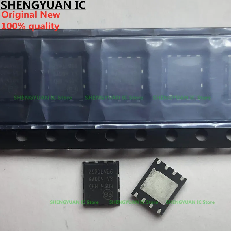 2Pcs/lot M25P16-VMP6TG 25P16V6G M25P16 M25P16V6G  16 Mbit, low voltage, Serial Flash memory with 50 MHz SPI bus interface new