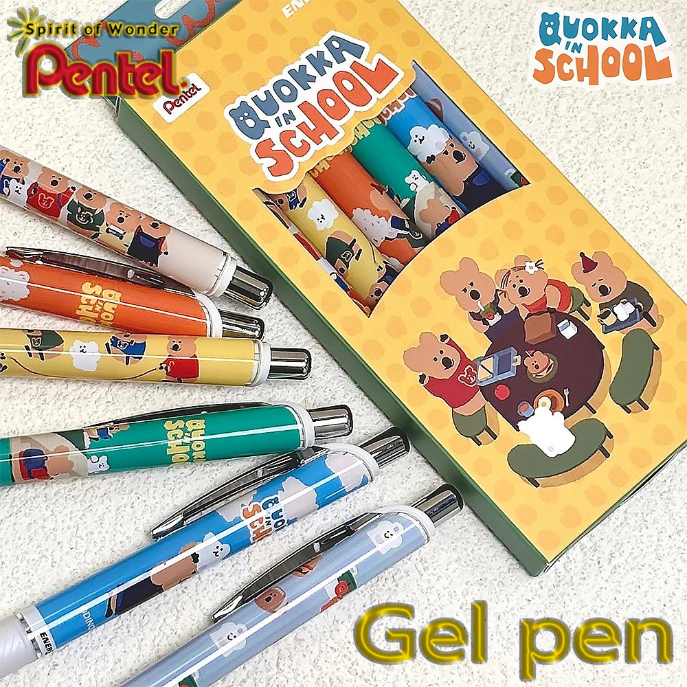 6PCS/Set Pulpen Gel Pentel BLN - Gel Ink Pen Set ulasan dan harga
