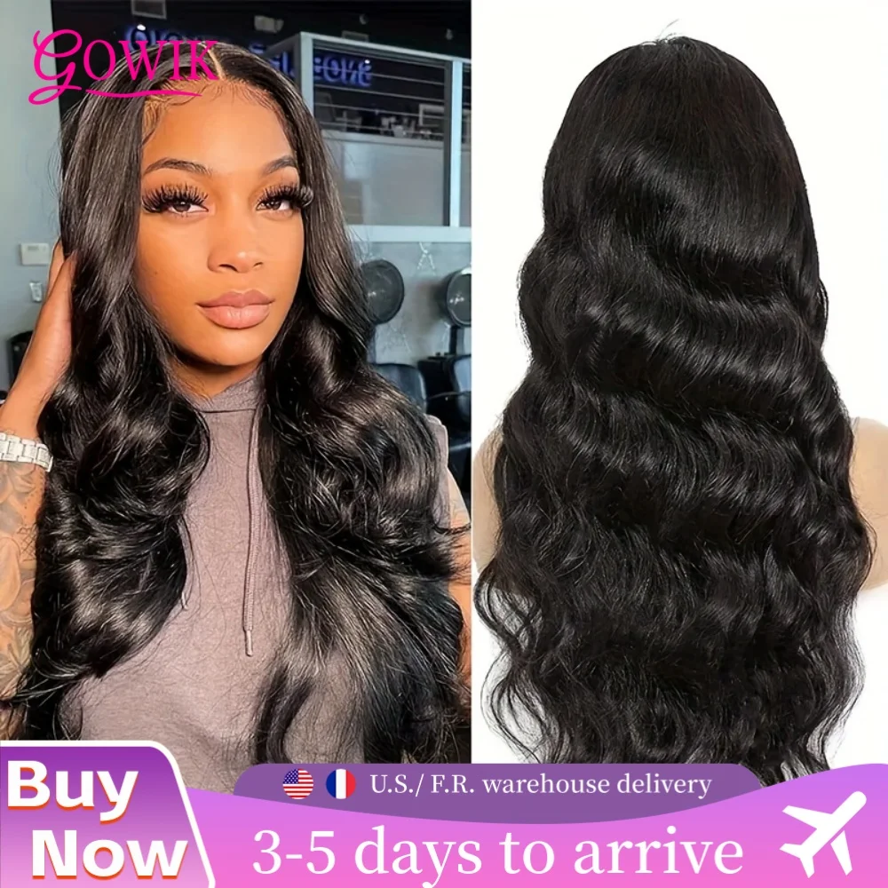 الجسم موجة الدانتيل الجبهة باروكة من شعر طبيعي 13x4 13x6 قبل نتف مع شعر الطفل 200% الكثافة HD الدانتيل الباروكة الأمامية للنساء اللون الطبيعي #1