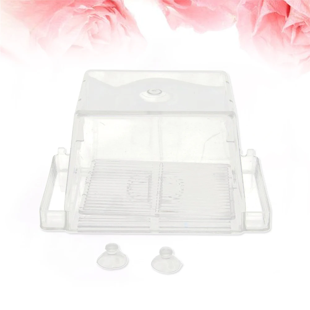 

Fish Tank Isolation Box Acrylic Transparent Breeding Station Aquarium Incubator for Betta Guppy Hatchery Container Holder