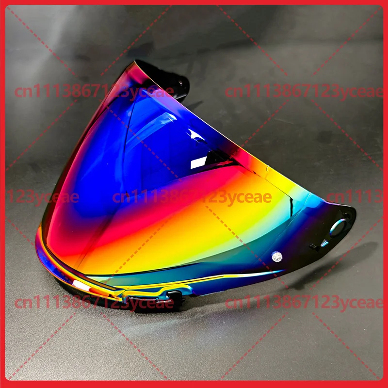 for LS2 OF603 3/4 Helmet Visor Day Night Photochromic Electroplated Shield Anti Fog Film with Base Bracket