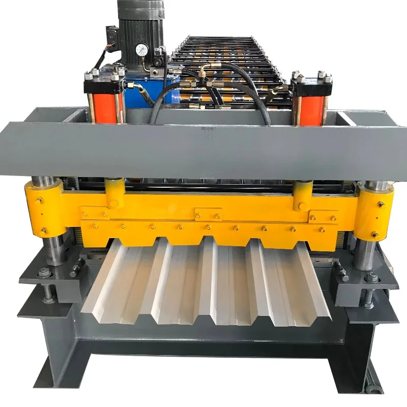 YG Customized Glazed Roof Tile Ibr Roofing Sheet Tile Making Roll Forming Machine/Roofing Tile Roll Forming Machine For Zimbab
