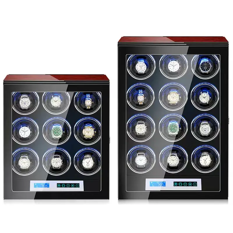 For Watch Watch Winder Case for Automatic Watches Luxury Upscale Vertical Touch Screen Mute Prevent Watch Customizable Logo OEM