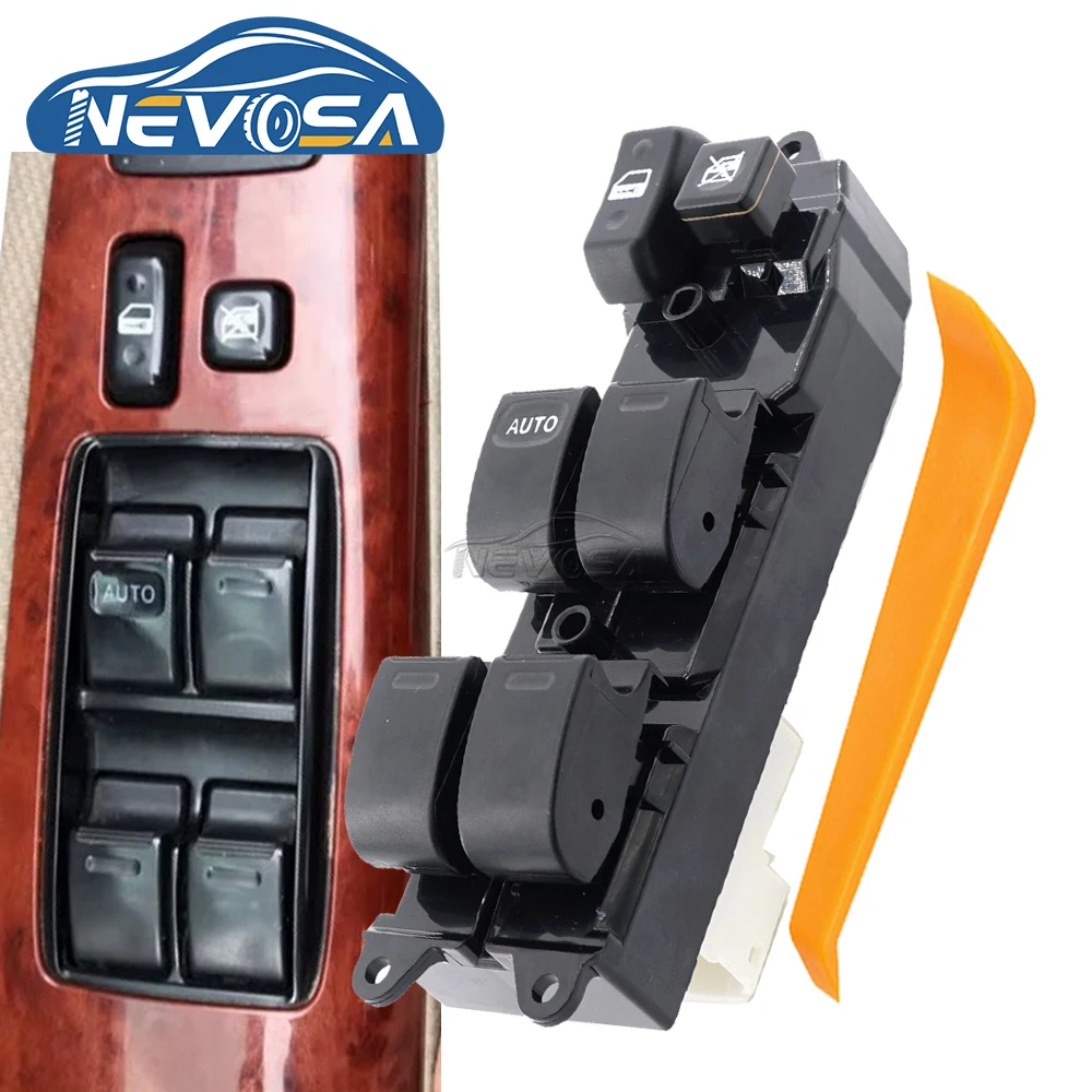 LHD Master Power Window Switch For Toyota Corolla NZE120 ZZE121 ZZE122 Camry 2002 2006 Sienna 2004-2009 84820-12480 84820-42090