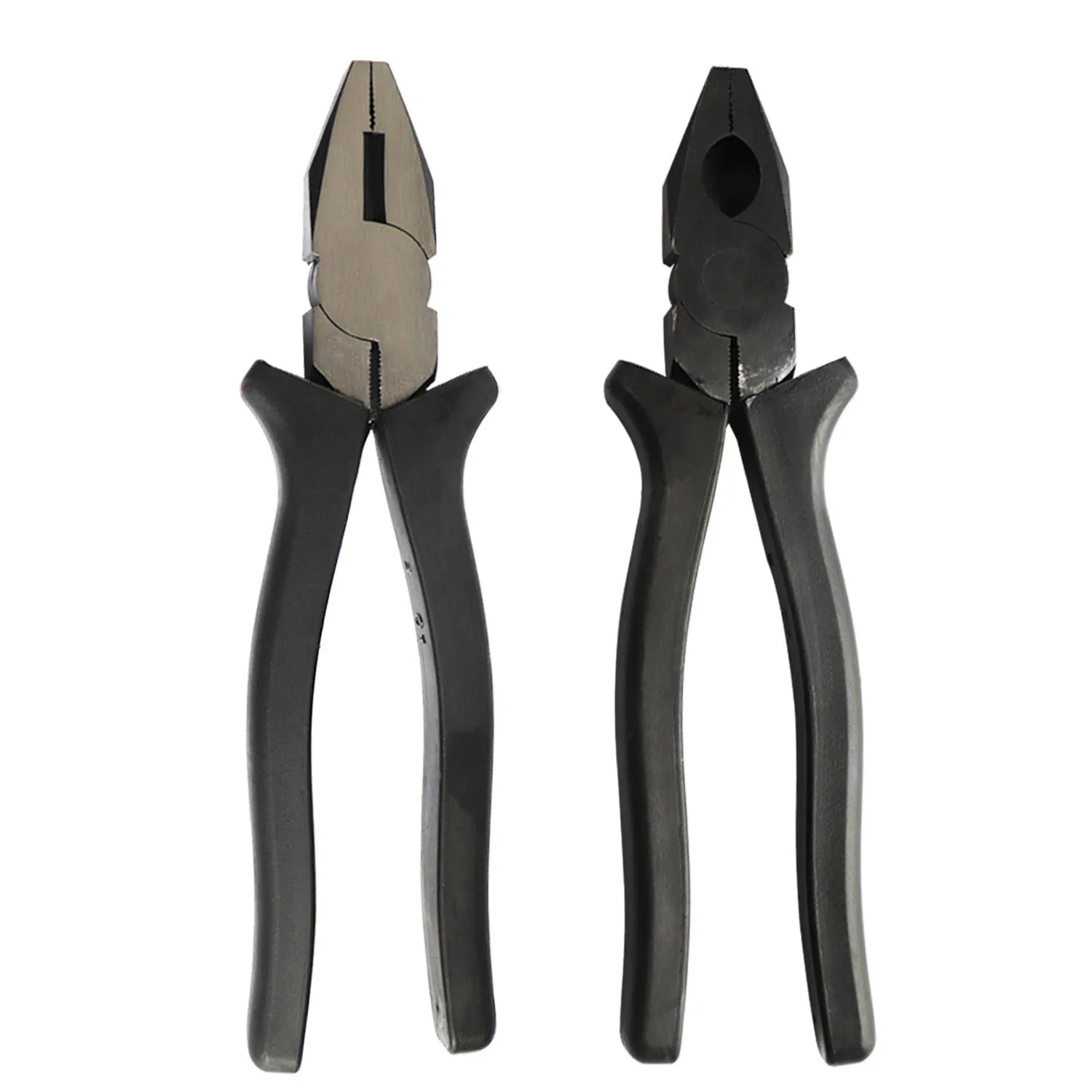 Flat Nose Wire Drawing Pliers with Screws - Heavy-Duty Electrician Pliers, Imported Oblique Jaw Design for Cutting and Gripping