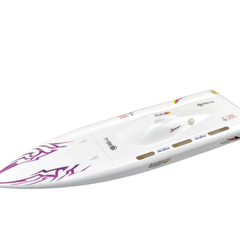 RC High Speed Boat Fiberglass Hull Electric Oil Powered O Boat Hull DIY Remote Control Boat Model Toy Gift Formaldehyde Toy Ship