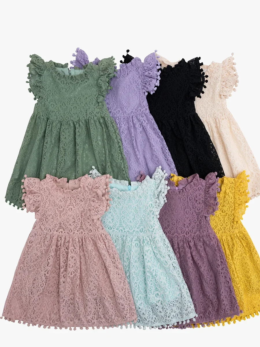 

Платье для девочек, детские повседневные платья, свадебное платье, вечерние платья принцессы для девочек, Кружевная летняя детская одежда для девочек