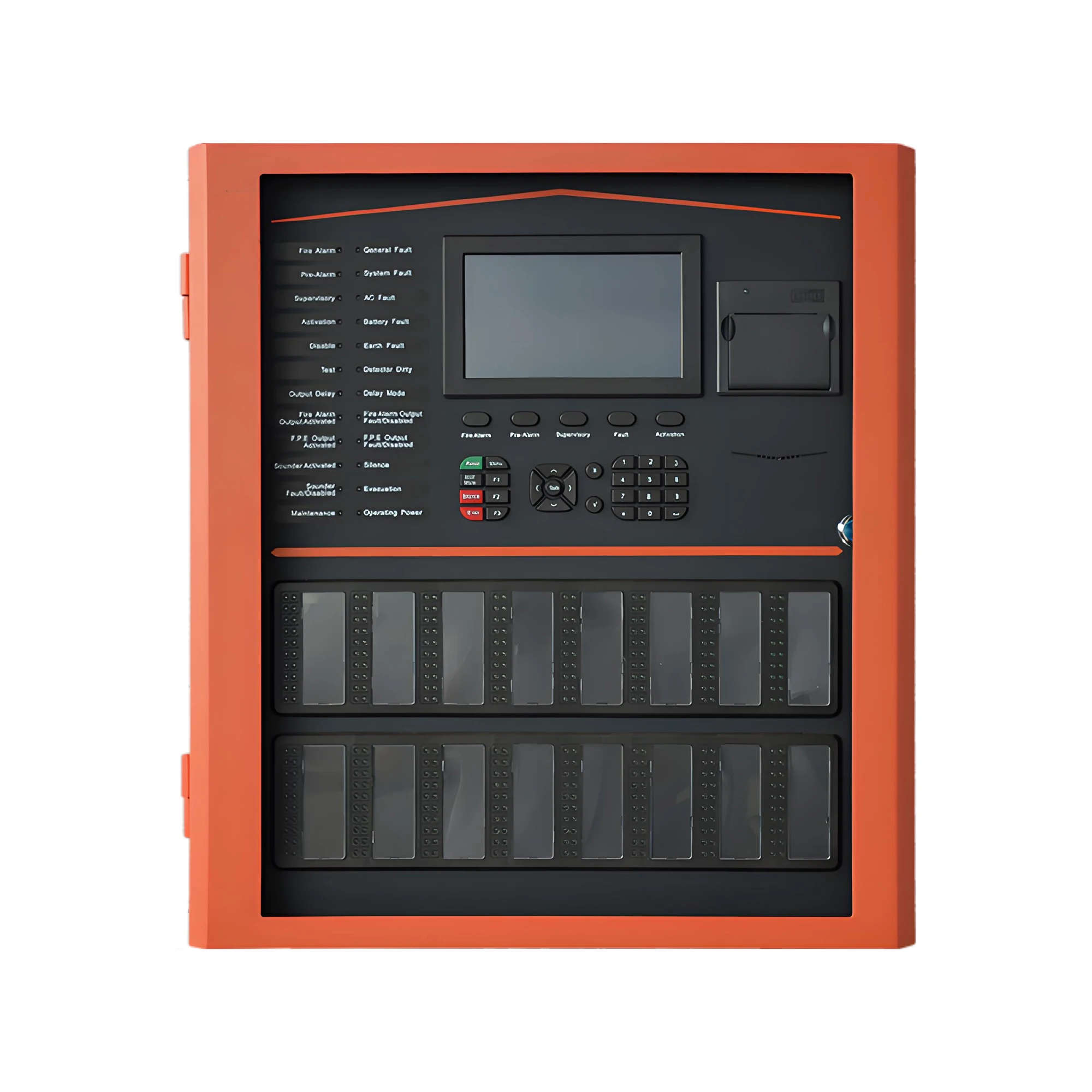 TANDA Sistema de alarma del fabricante del panel de control de alarma contra incendios direccionable de 8 bucles y 6 bucles con certificado LPCB