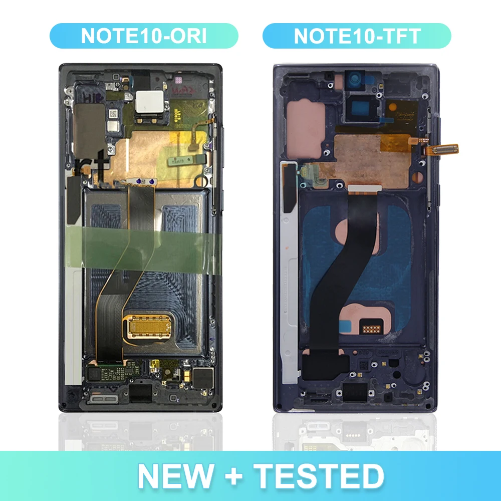 Display Note 10 LCD With Frame Replacement, For Samsung Note 10 N970F Note10 N970 N9700 LCD Touch Screen Digitizer Assembly