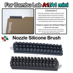 1/2/3/4/5/10pcs For Bambu Lab A1 MINI hotend For Bambu Lab A1 Hotend kit Nozzle Silicone Brush