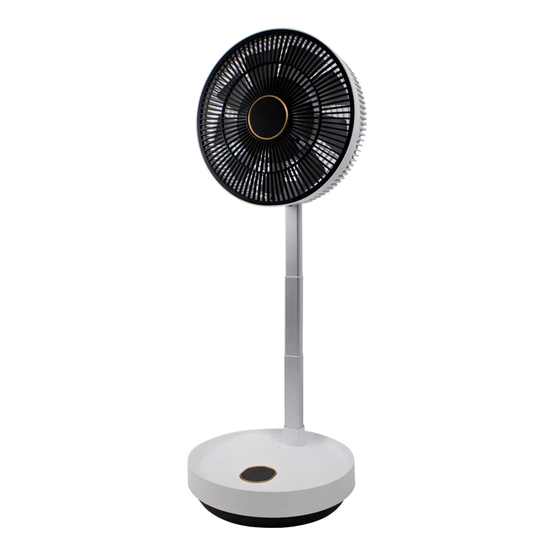 10 inch remote control folding fan with 12 gears wind speed setting DC stand