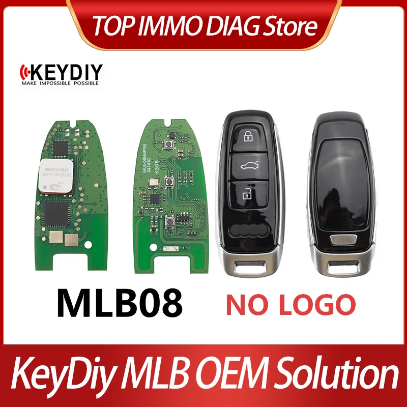 KeyDiy KD 434Mhz MLB08 MLB19 MLB26 OEM Solution PCB with shell for MLB system key programming A4 Q5 For KDX4 KD-X4 KDMP KDMAX