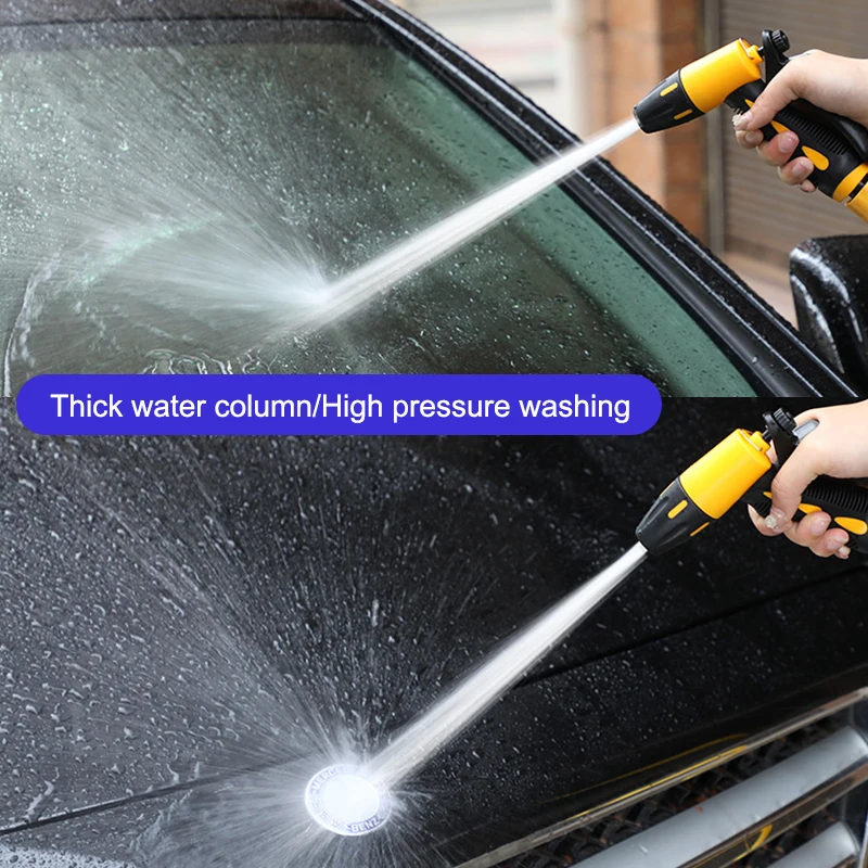 

Телескопическая водопроводная труба 10/15/20 метров с насадкой высокого давления для автомойки