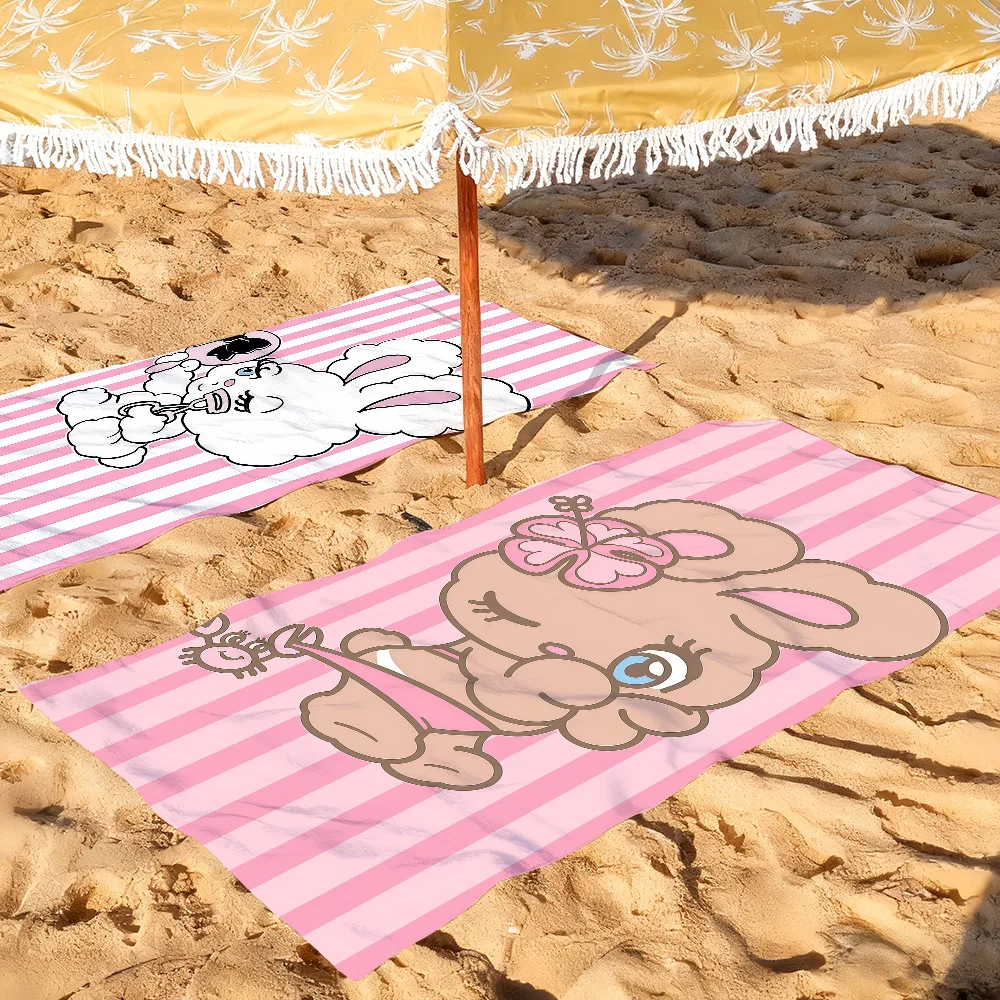 Cute Cartoon F-foxy I-illustrations Towel For Beaches Yoga Studios Gyms Hot Springs Swimming Pools And Picnics