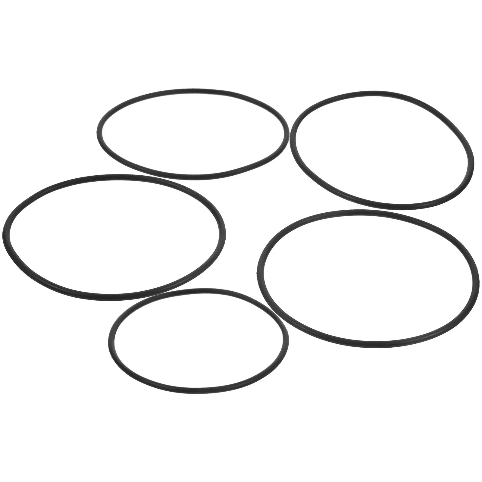 5Pcs O Ring Set 60Mm Outer Diameter 56Mm Inner Diameter 2Mm Thickness Nitrile Rubber Metric Seals for Automotive Aerospace